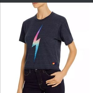 Aviator Nation bolt graphic boyfriend tee